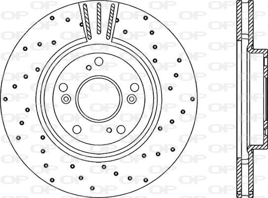 Open Parts BDRS2209.25 - Тормозной диск autospares.lv