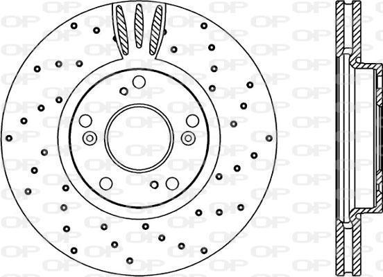 Open Parts BDRS2226.25 - Тормозной диск autospares.lv