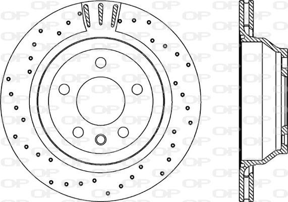 Open Parts BDRS2220.25 - Тормозной диск autospares.lv