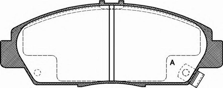 Open Parts BPA0406.02 - Тормозные колодки, дисковые, комплект autospares.lv