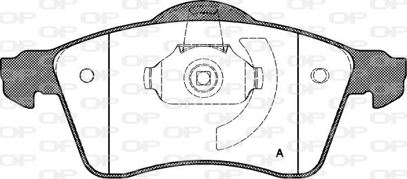 Open Parts BPA0618.00 - Тормозные колодки, дисковые, комплект autospares.lv