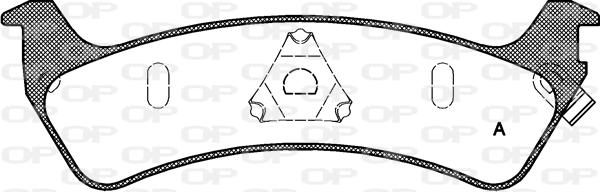 Open Parts BPA0629.02 - Тормозные колодки, дисковые, комплект autospares.lv