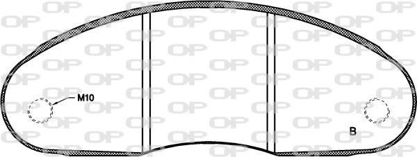 Open Parts BPA0048.02 - Тормозные колодки, дисковые, комплект autospares.lv