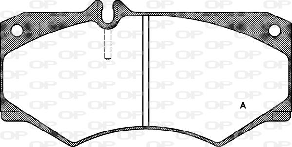 Open Parts BPA0047.30 - Тормозные колодки, дисковые, комплект autospares.lv