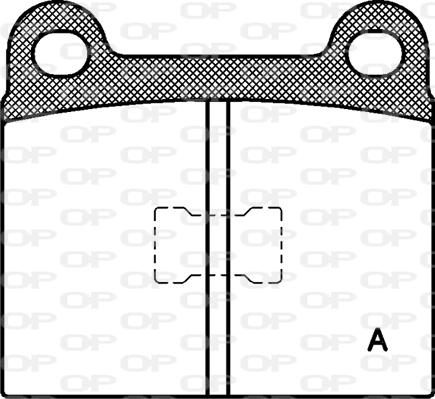 Open Parts BPA0017.00 - Тормозные колодки, дисковые, комплект autospares.lv