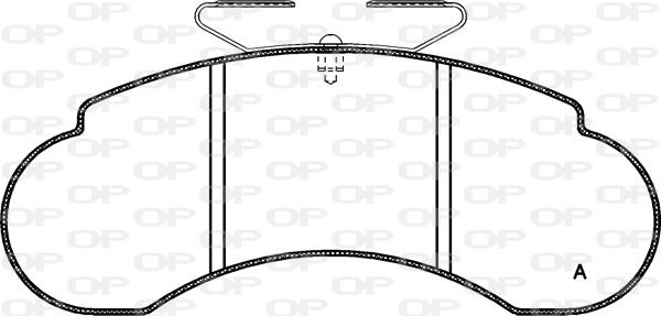 Open Parts BPA0142.10 - Тормозные колодки, дисковые, комплект autospares.lv