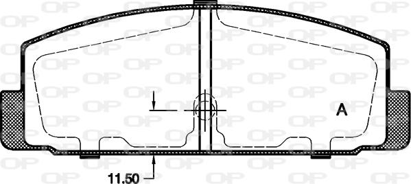 Open Parts BPA0179.30 - Тормозные колодки, дисковые, комплект autospares.lv