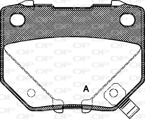 GMC 2338102 - Тормозные колодки, дисковые, комплект autospares.lv