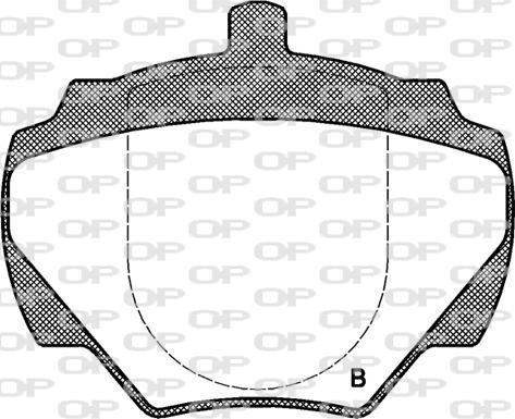 Open Parts BPA0222.01 - Тормозные колодки, дисковые, комплект autospares.lv