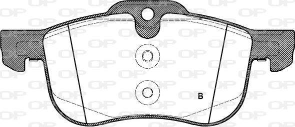 Open Parts BPA0719.00 - Тормозные колодки, дисковые, комплект autospares.lv