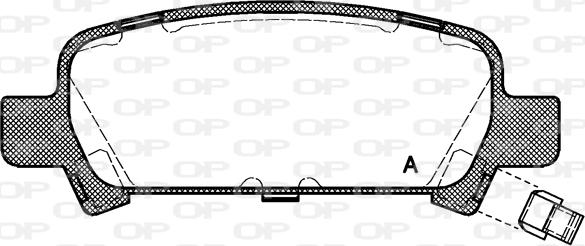 Open Parts BPA0729.02 - Тормозные колодки, дисковые, комплект autospares.lv