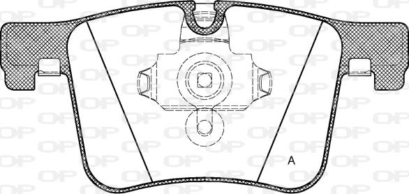 Open Parts BPA1457.00 - Тормозные колодки, дисковые, комплект autospares.lv