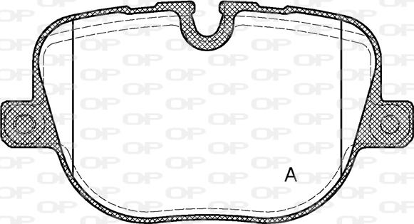 Open Parts BPA1408.00 - Тормозные колодки, дисковые, комплект autospares.lv