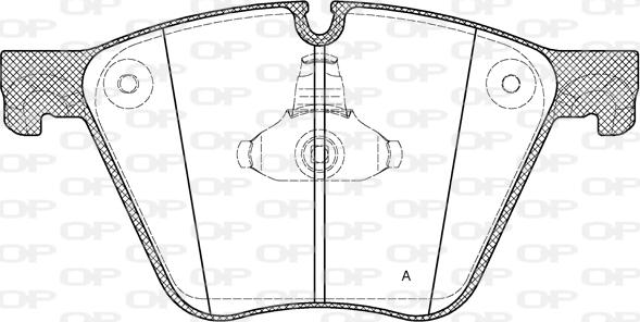 Open Parts BPA1419.00 - Тормозные колодки, дисковые, комплект autospares.lv