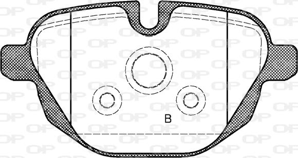 Open Parts BPA1421.00 - Тормозные колодки, дисковые, комплект autospares.lv