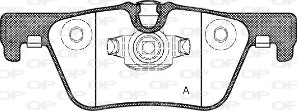 Open Parts BPA1476.00 - Тормозные колодки, дисковые, комплект autospares.lv