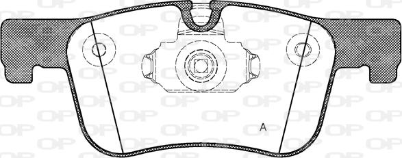 Open Parts BPA1478.00 - Тормозные колодки, дисковые, комплект autospares.lv