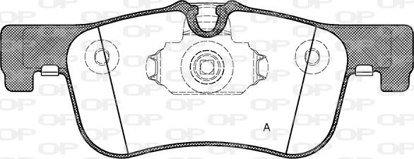 Open Parts BPA1478.10 - Тормозные колодки, дисковые, комплект autospares.lv