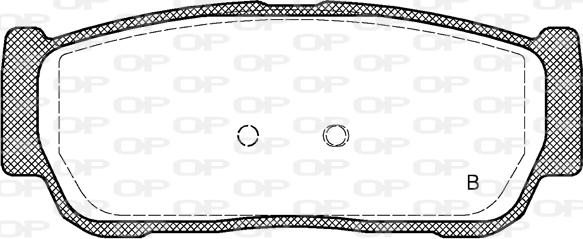 Open Parts BPA1063.02 - Тормозные колодки, дисковые, комплект autospares.lv