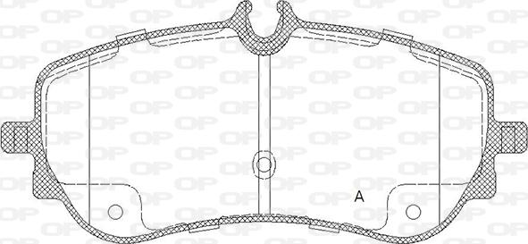 Open Parts BPA1848.00 - Тормозные колодки, дисковые, комплект autospares.lv