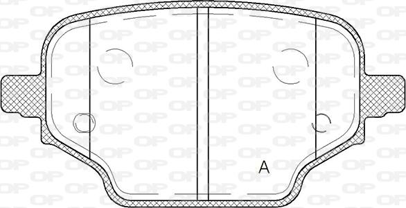 Open Parts BPA1837.00 - Тормозные колодки, дисковые, комплект autospares.lv