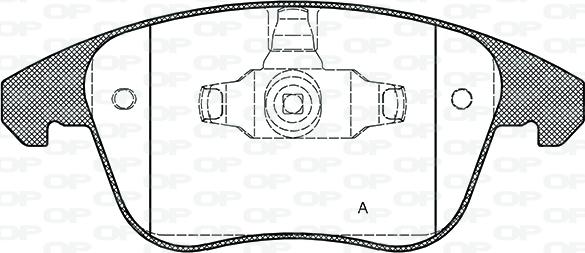 Triscan 362P24211 - Тормозные колодки, дисковые, комплект autospares.lv