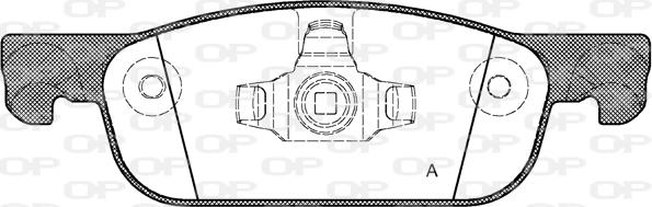 Open Parts BPA1718.00 - Тормозные колодки, дисковые, комплект autospares.lv