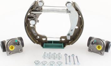 Open Parts BSK2061.01 - Комплект тормозных колодок, барабанные autospares.lv