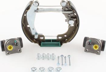 Open Parts BSK2061.02 - Комплект тормозных колодок, барабанные autospares.lv