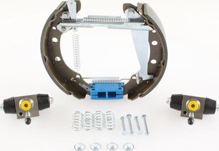 Open Parts BSK2014.02 - Комплект тормозных колодок, барабанные autospares.lv