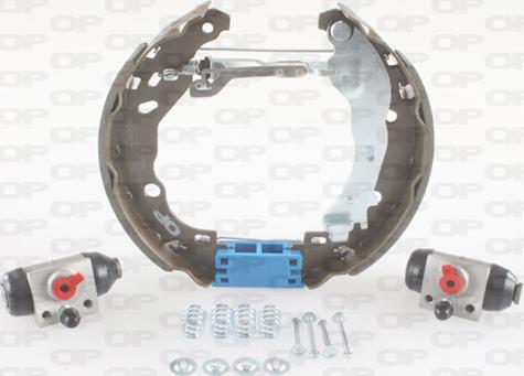 Open Parts BSK2080.00 - Комплект тормозных колодок, барабанные autospares.lv