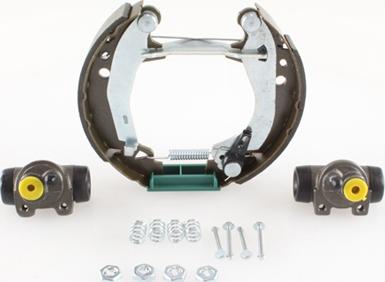 Open Parts BSK2024.00 - Комплект тормозных колодок, барабанные autospares.lv