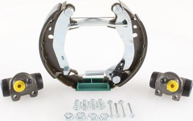 Open Parts BSK2025.00 - Комплект тормозных колодок, барабанные autospares.lv