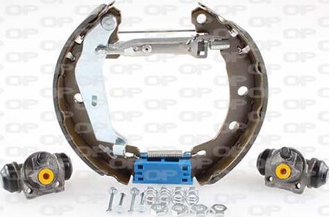 Open Parts BSK2157.00 - Комплект тормозных колодок, барабанные autospares.lv