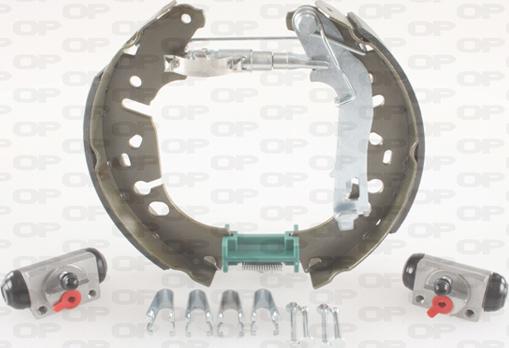 Open Parts BSK2107.00 - Комплект тормозных колодок, барабанные autospares.lv