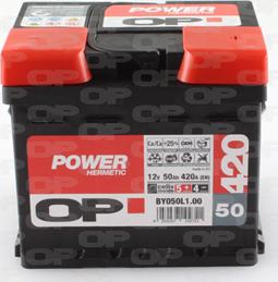 Open Parts BY050L1.00 - Стартерная аккумуляторная батарея, АКБ autospares.lv