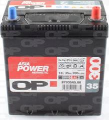 Open Parts BY035A5.00 - Стартерная аккумуляторная батарея, АКБ autospares.lv