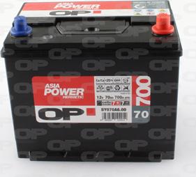 Open Parts BY070A6.00 - Стартерная аккумуляторная батарея, АКБ autospares.lv