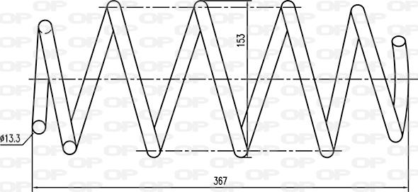 Open Parts CSR9042.00 - Пружина ходовой части autospares.lv