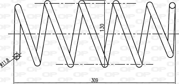 Open Parts CSR9065.00 - Пружина ходовой части autospares.lv