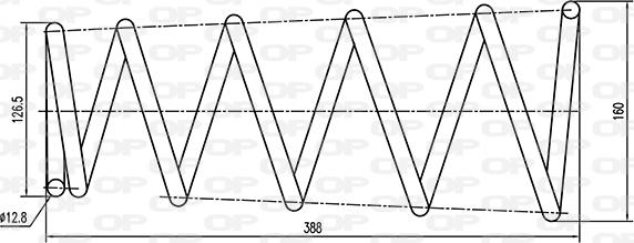 Open Parts CSR9004.00 - Пружина ходовой части autospares.lv