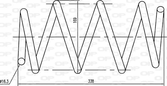 Open Parts CSR9008.00 - Пружина ходовой части autospares.lv