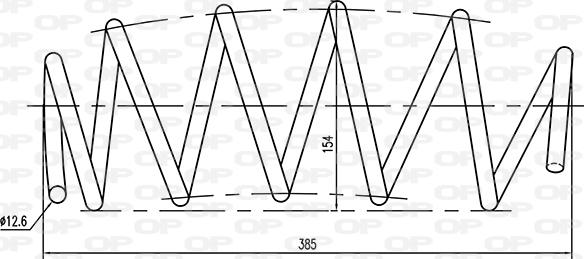 Open Parts CSR9070.00 - Пружина ходовой части autospares.lv