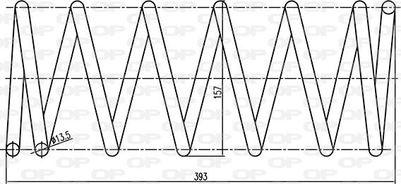 Open Parts CSR9193.00 - Пружина ходовой части autospares.lv