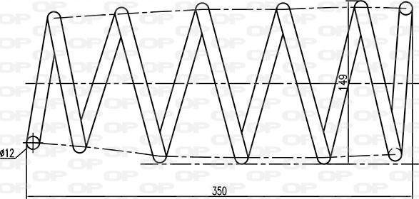 Open Parts CSR9160.00 - Пружина ходовой части autospares.lv