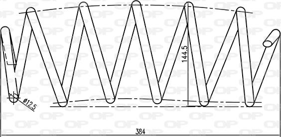 Open Parts CSR9103.00 - Пружина ходовой части autospares.lv