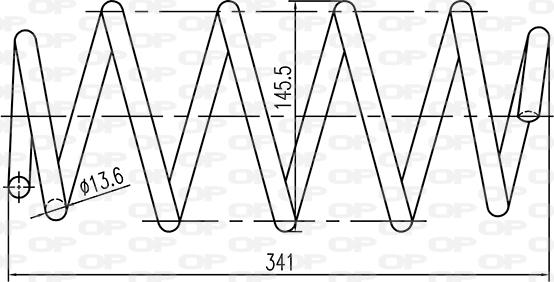 Open Parts CSR9107.00 - Пружина ходовой части autospares.lv