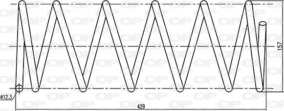 Open Parts CSR9181.00 - Пружина ходовой части autospares.lv