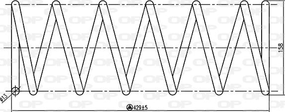 Open Parts CSR9132.00 - Пружина ходовой части autospares.lv