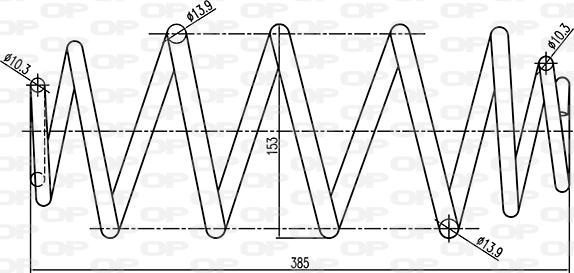 Open Parts CSR9348.00 - Пружина ходовой части autospares.lv